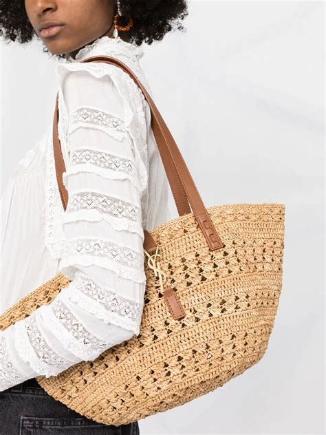 ysl tote straw|ysl tote shopper.